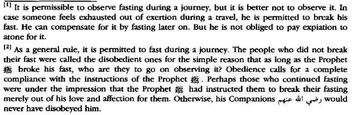 Breaking Fast When Hardship During Travel